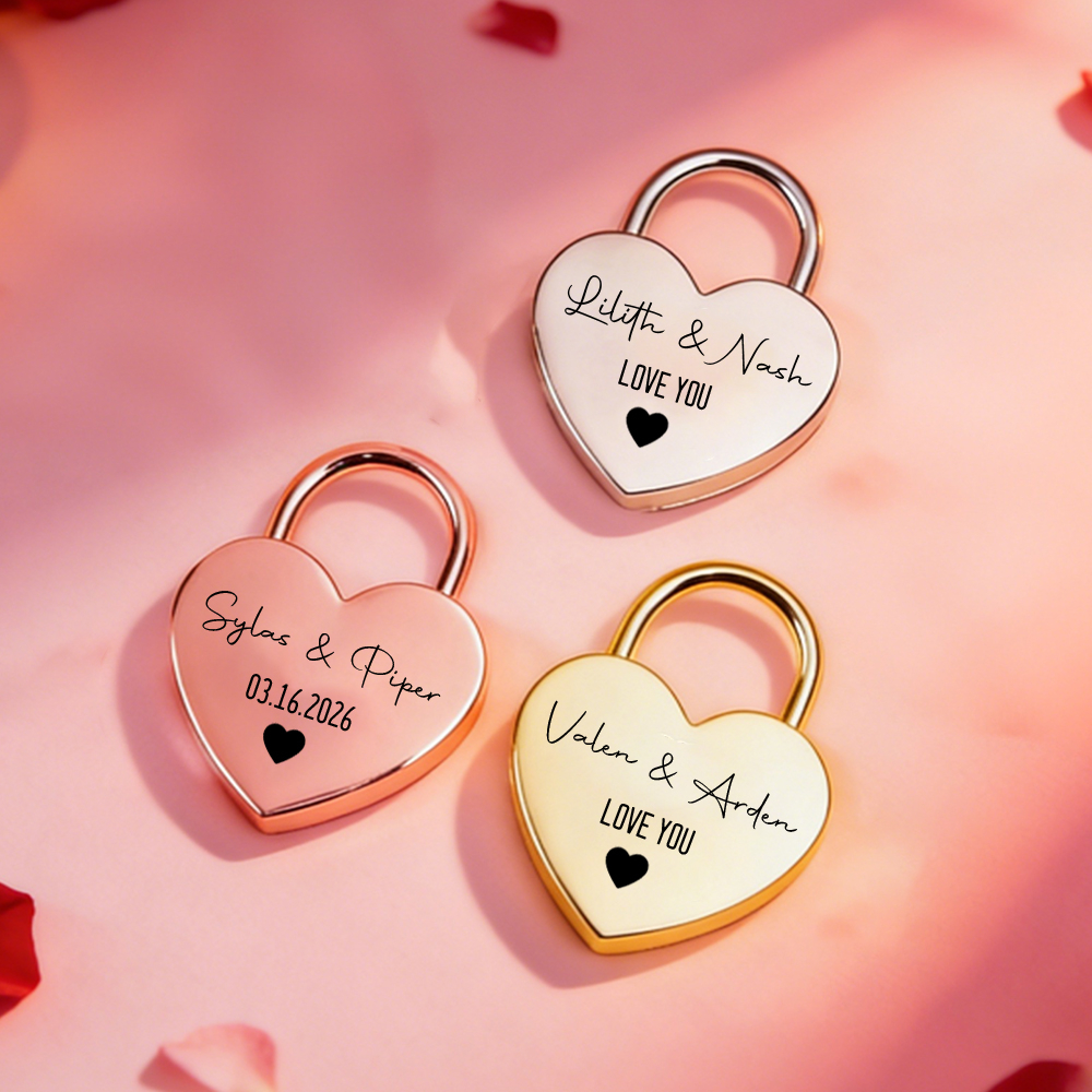 Custom Name Heart-Shaped Padlo - Home Decor Names incelemesi ve fiyatı