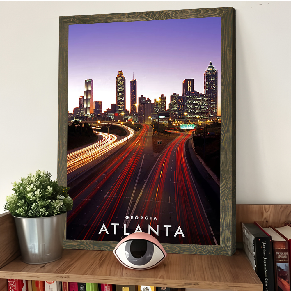Atlanta Georgia Poster Customi - Home Decor Interior incelemesi ve fiyatı