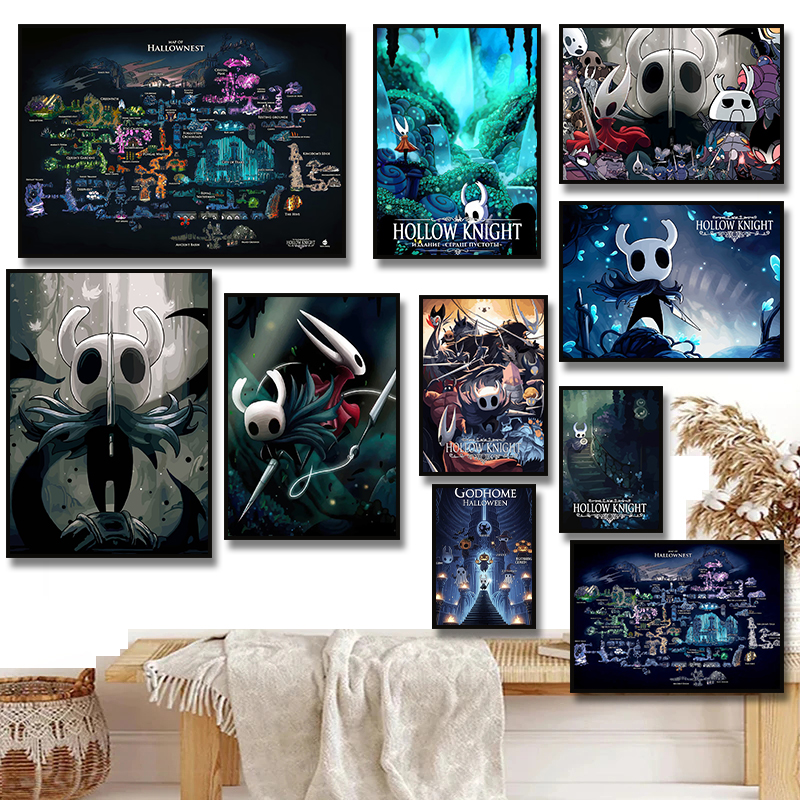 Game Hollow Knight Map Game Po - Home Decor Game incelemesi ve fiyatı