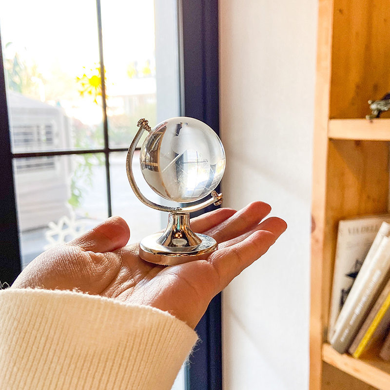 Ins Mini Crystal Globe Transpa - Home Decor Aesthetic Pinterest incelemesi ve fiyatı