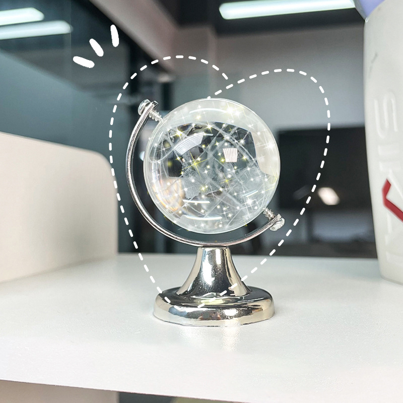 Ins Mini Crystal Globe Transpa - Home Decor Aesthetic Pinterest incelemesi ve fiyatı