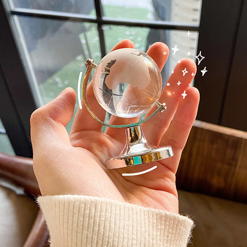 Ins Mini Crystal Globe Transpa - Home Decor Aesthetic Pinterest incelemesi ve fiyatı