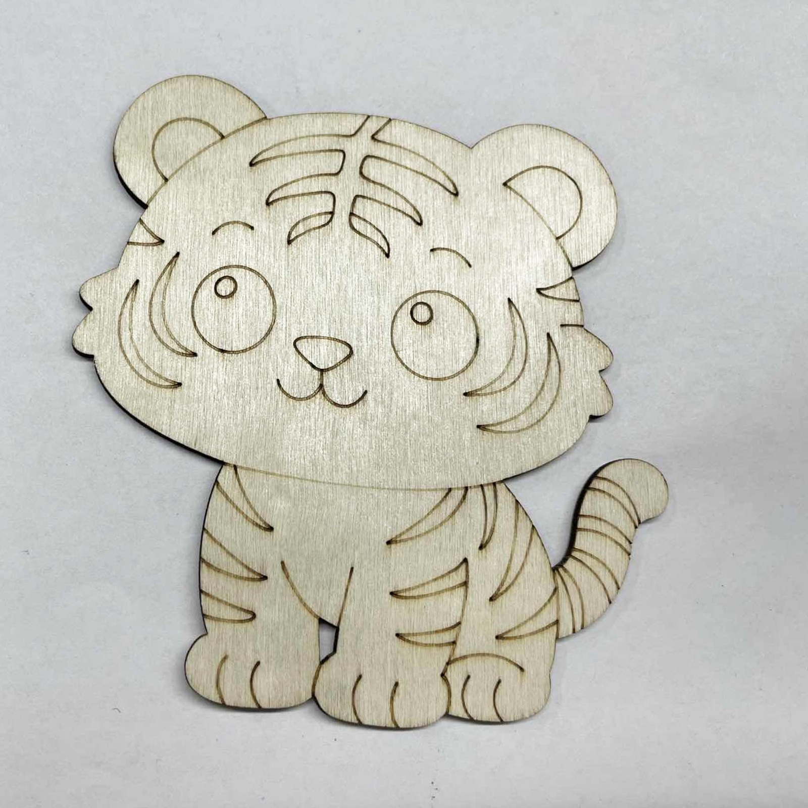 10 Pcs/set Tiger Animal Unfini - Home Decor Diy incelemesi ve fiyatı