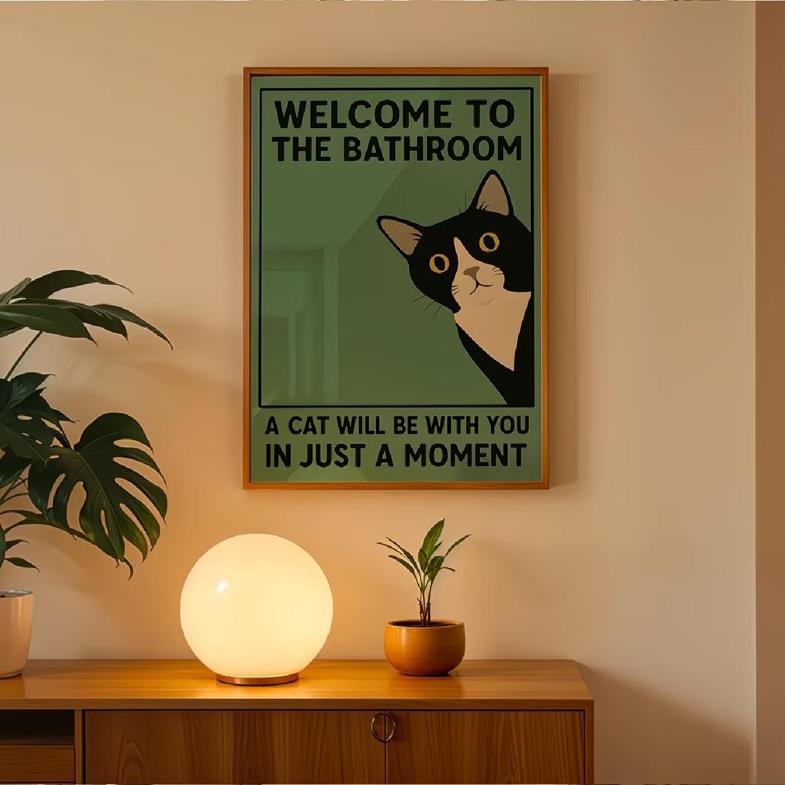 Modern Green Welcome To The Ba - Home Decor Quotes incelemesi ve fiyatı