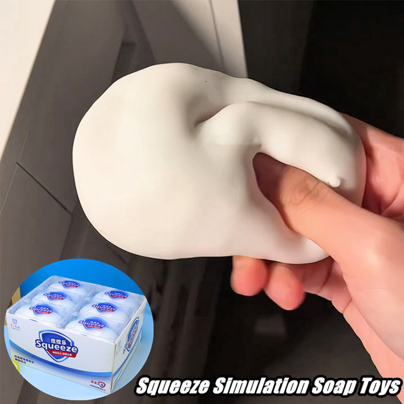 Soft Fake White Soap Squishy S - Home Decor Games incelemesi ve fiyatı