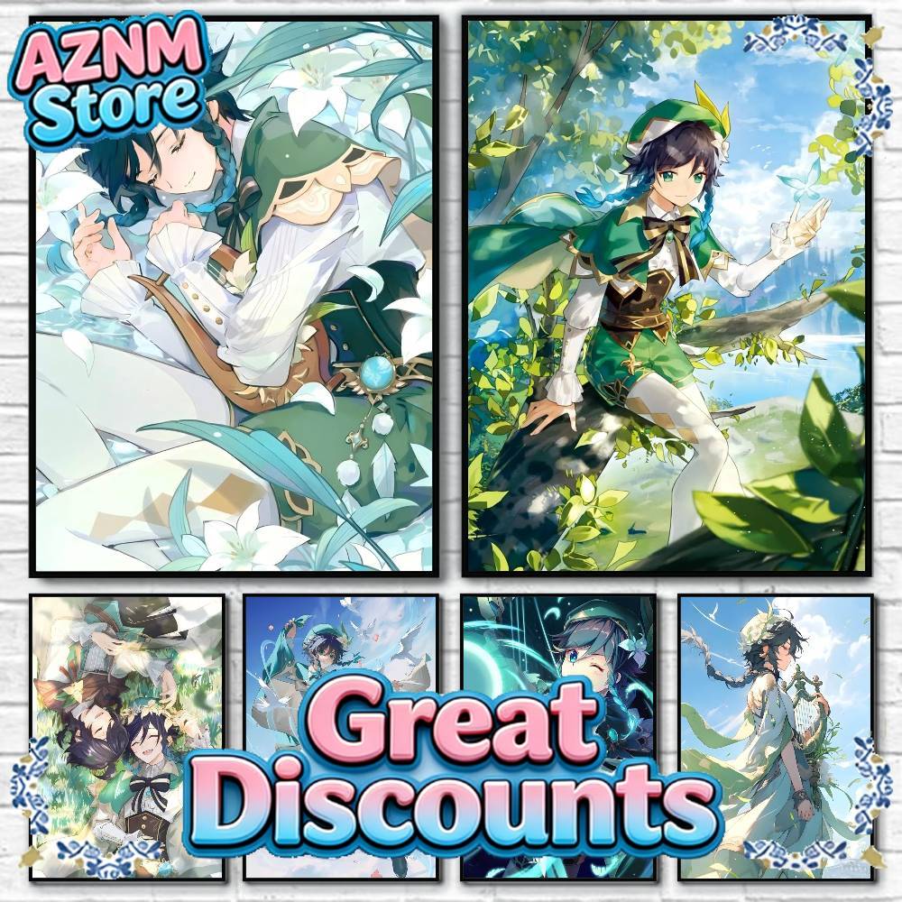 1pc Game Genshin Impact Venti  - Home Decor Game incelemesi ve fiyatı