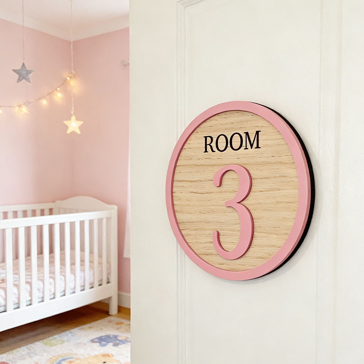 1Pc Cutom Room Number Wooden A - Home Decor Diy incelemesi ve fiyatı