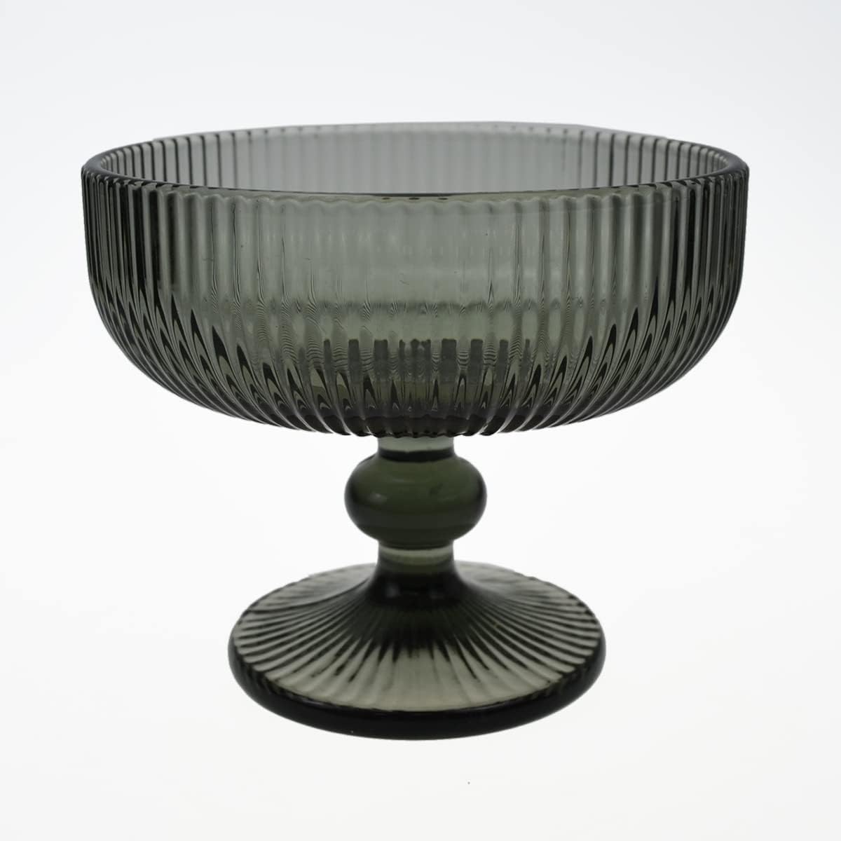 Vintage Ribbed Glass Dessert B - Home Decor Vintage incelemesi ve fiyatı