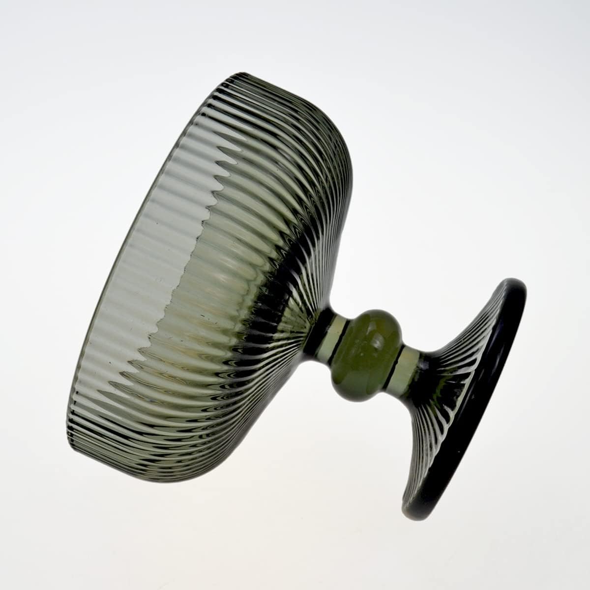 Vintage Ribbed Glass Dessert B - Home Decor Vintage incelemesi ve fiyatı
