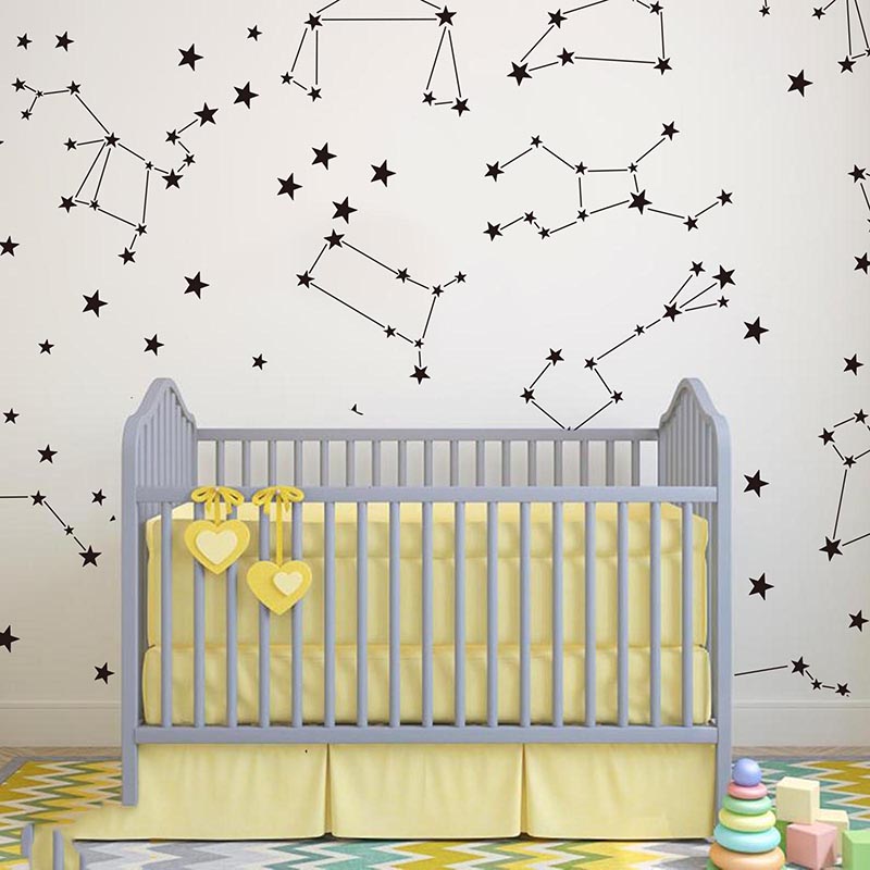 Zodiac Constellation Wall Stic - Home Decor Aesthetic Pinterest incelemesi ve fiyatı