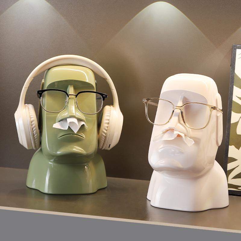 Creative Moai Stone Statue Tis - Home Decor Aesthetic Pinterest incelemesi ve fiyatı