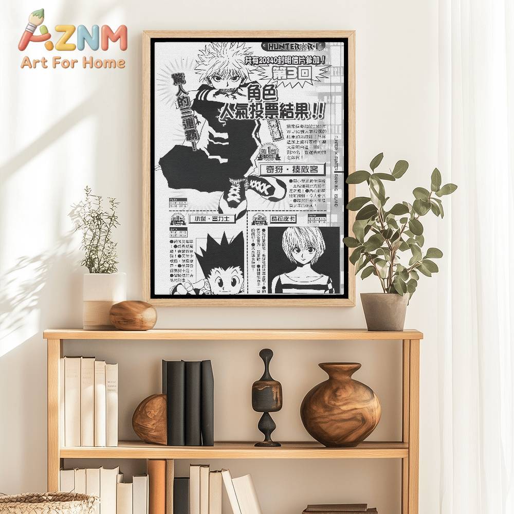 1pcs H-Hunter x hunter Paper P - X Home Decor incelemesi ve fiyatı