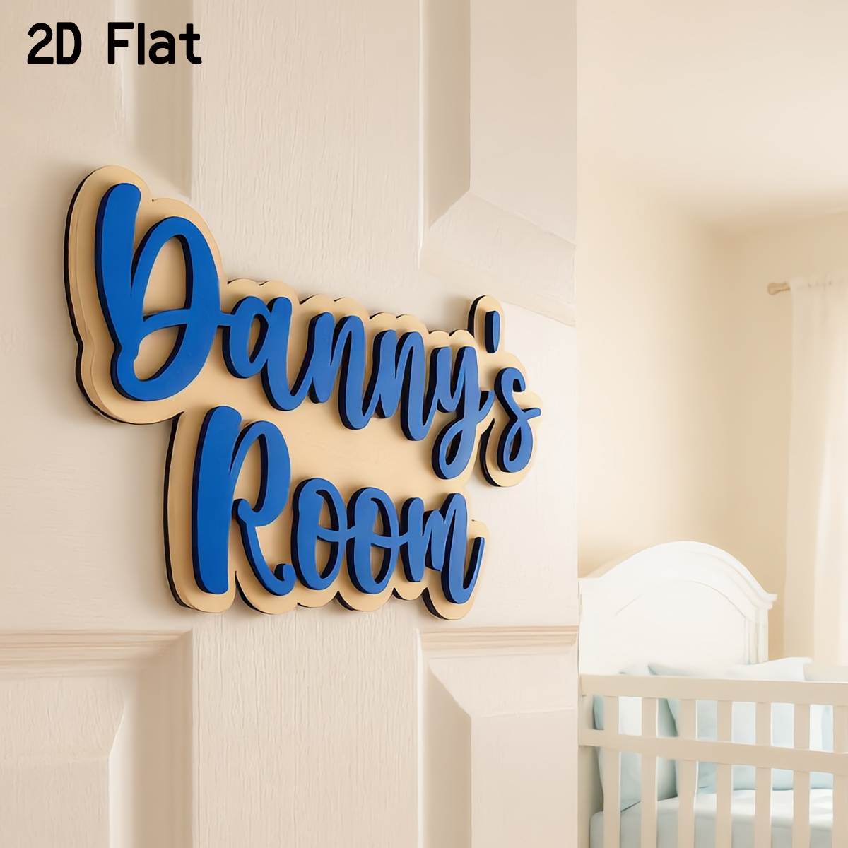 1Pc Cutom Blue Wooden Acrylic  - Home Decor Diy incelemesi ve fiyatı