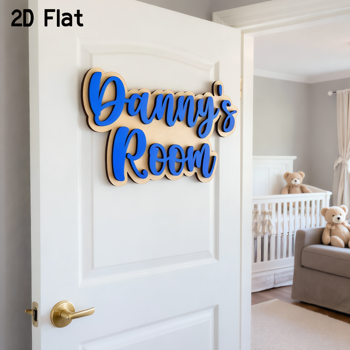 1Pc Cutom Blue Wooden Acrylic  - Home Decor Diy incelemesi ve fiyatı