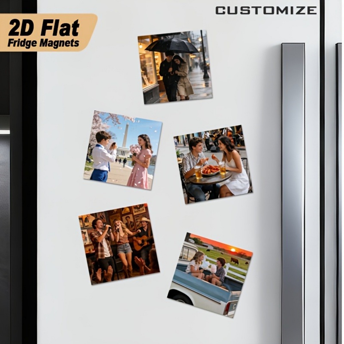 Customizable Fridge Magnets—Fe - Home Christmas Decor incelemesi ve fiyatı