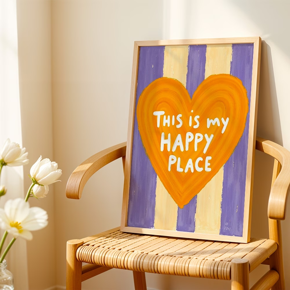 Modern,Retro This Is My Happy  - Home Decor Quotes incelemesi ve fiyatı
