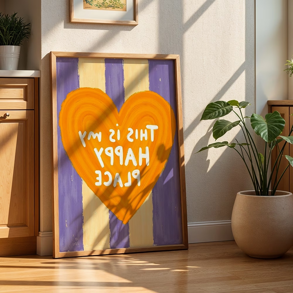 Modern,Retro This Is My Happy  - Home Decor Quotes incelemesi ve fiyatı