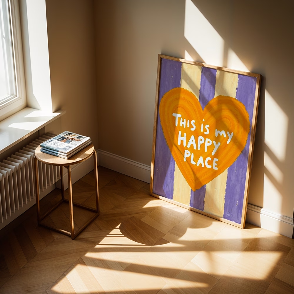 Modern,Retro This Is My Happy  - Home Decor Quotes incelemesi ve fiyatı
