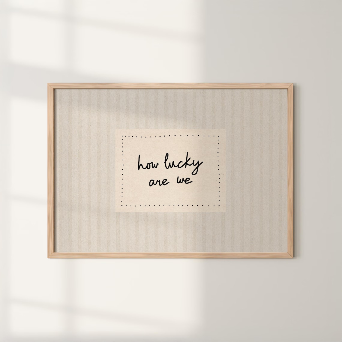 Modern,Minimalist How Lucky Ar - Home Decor Quotes incelemesi ve fiyatı