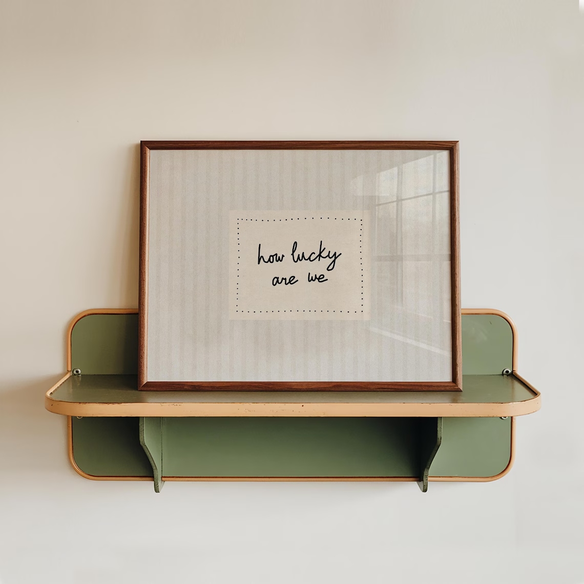 Modern,Minimalist How Lucky Ar - Home Decor Quotes incelemesi ve fiyatı