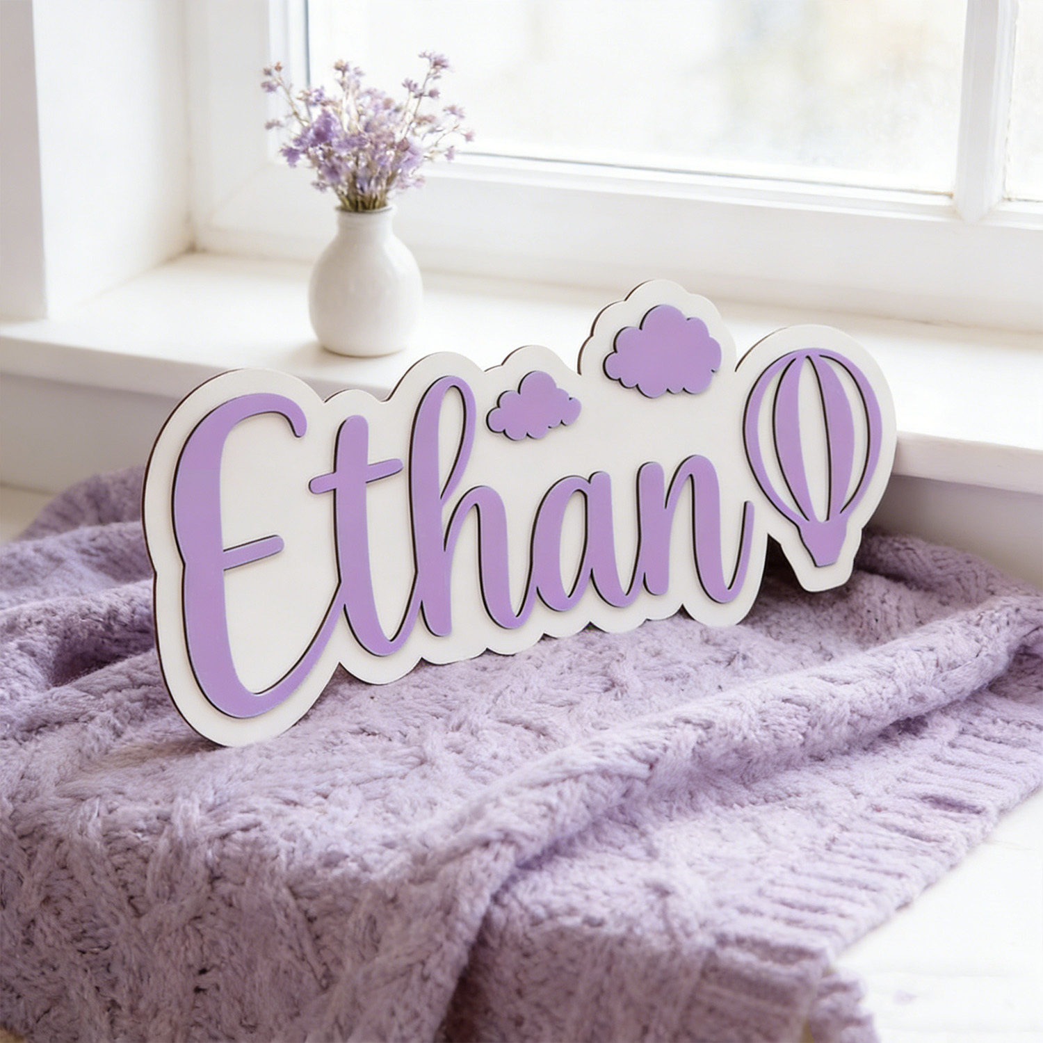 Personalized Hot Air Balloon & - Home Decor Names incelemesi ve fiyatı