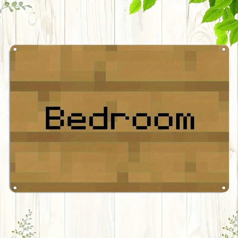 Vintage Pixel Art Bedroom Sign - Home Decor Games incelemesi ve fiyatı