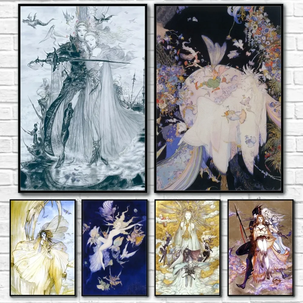 Yoshitaka Amano Final Fantasy  - Home Decor Game incelemesi ve fiyatı
