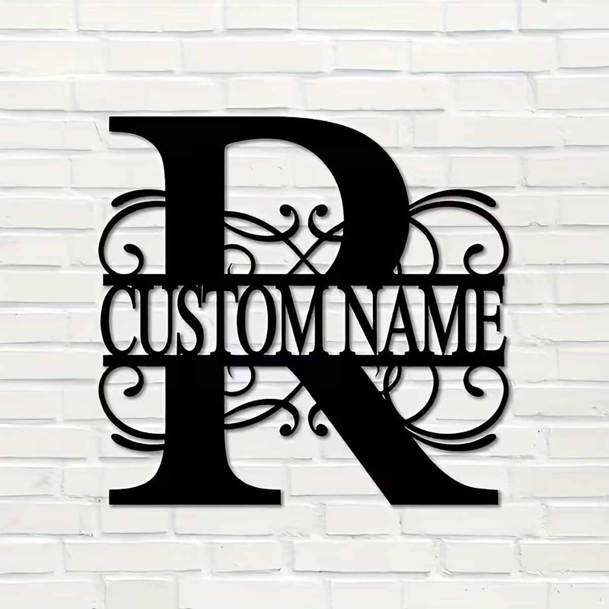 Classic Custom Monogram Metal  - Home Decor Names incelemesi ve fiyatı