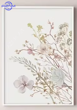 1PC/3PCS Pink Floral Canvas Ar - Home Decor Interior incelemesi ve fiyatı