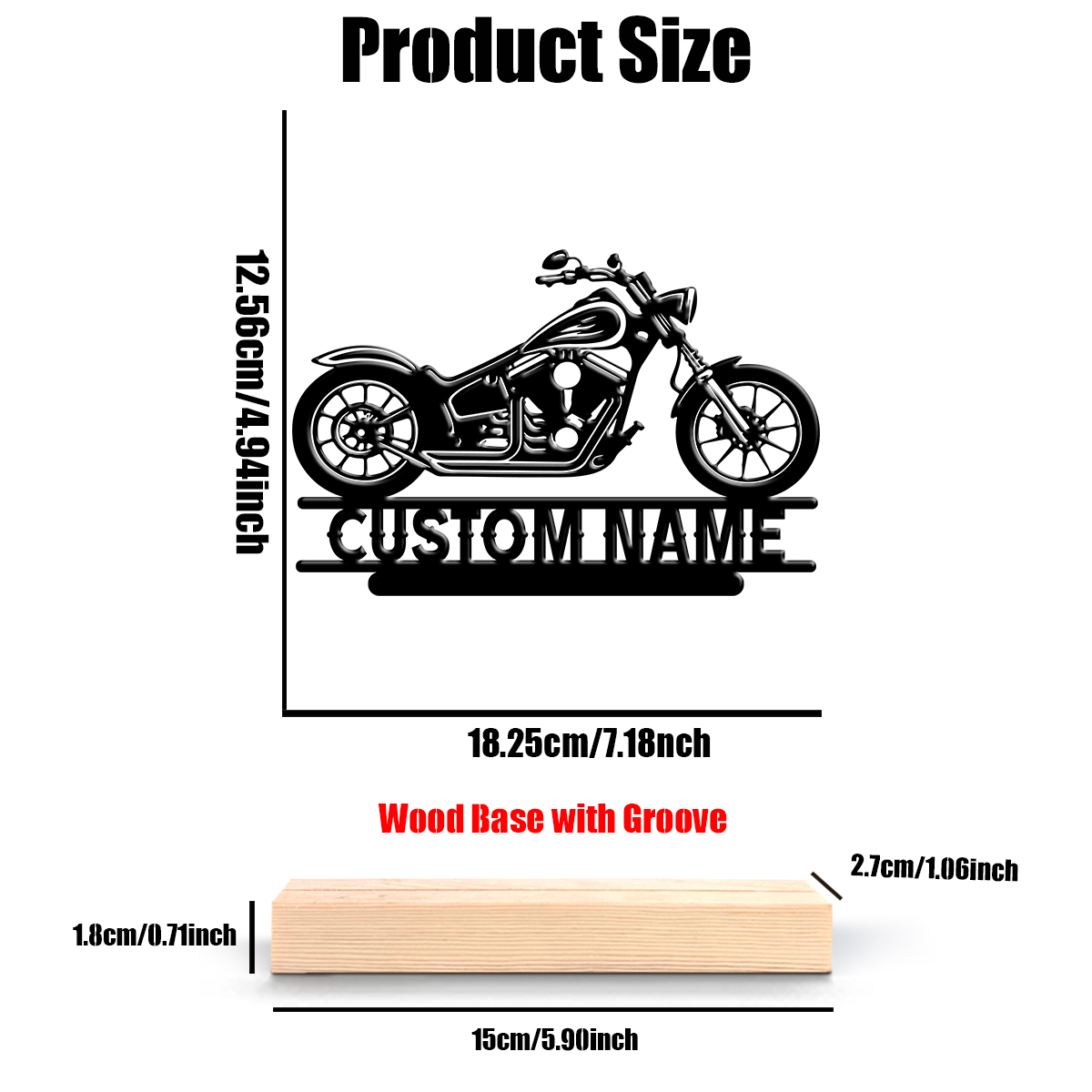 1Pc Csutom Name Road Motorbike - Home Decor Names incelemesi ve fiyatı
