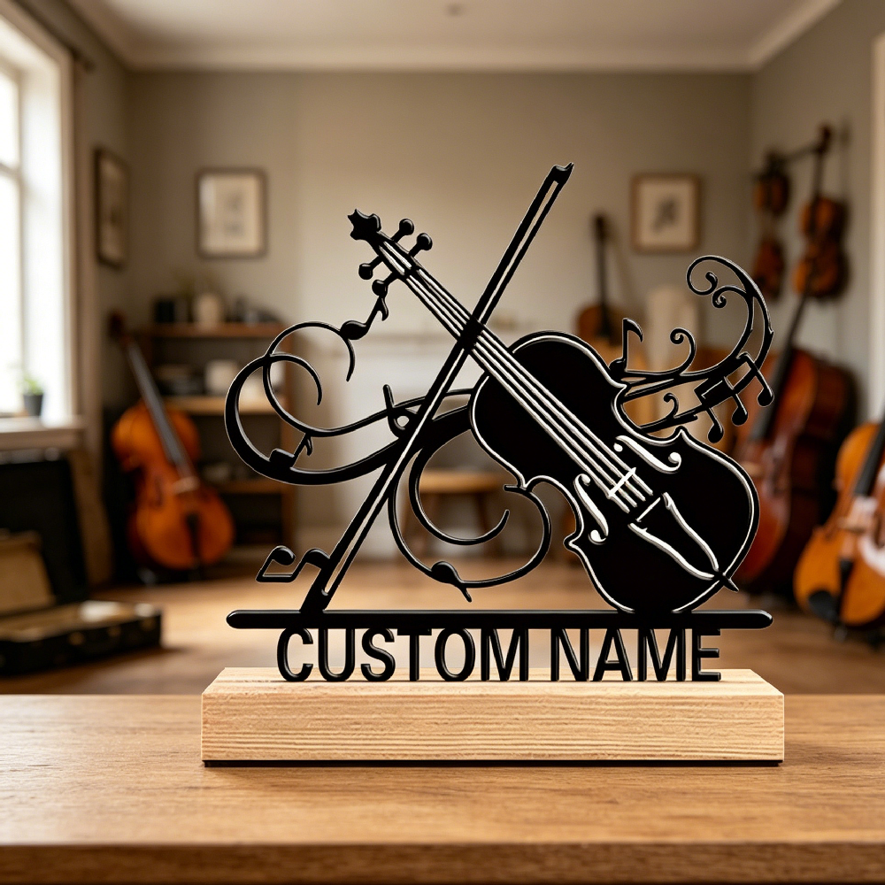 Personalized Violin Cello Meta - Home Decor Names incelemesi ve fiyatı