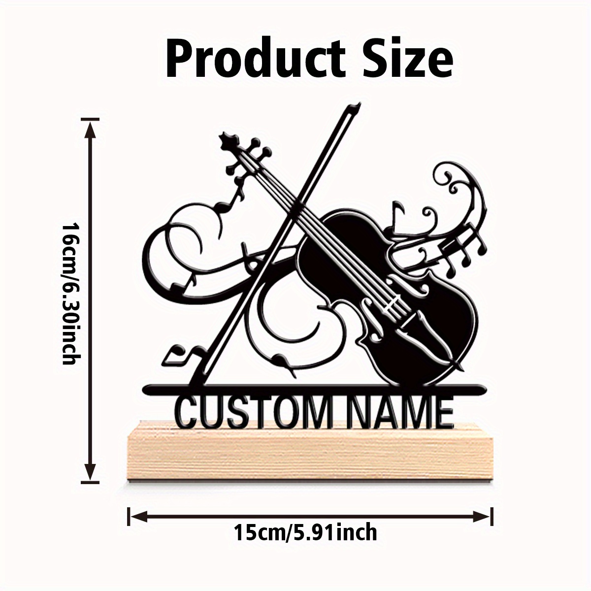 Personalized Violin Cello Meta - Home Decor Names incelemesi ve fiyatı